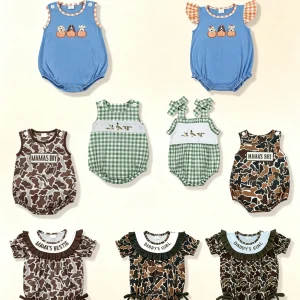 Baby Bubble Romper Fall Boy Girl Outfit