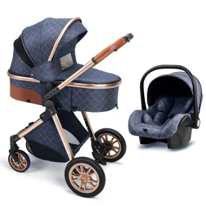 All-in-One Luxury Stroller: Versatile 3-in-1