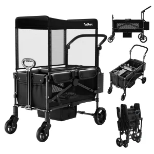 TouHeart 2 Seat Wagon Stroller For 2 Kids