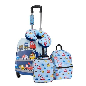SucceBuy Kids Luggage Set 5 Piece