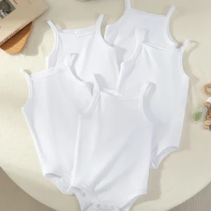 5pcs Baby Sleeveless Rompers