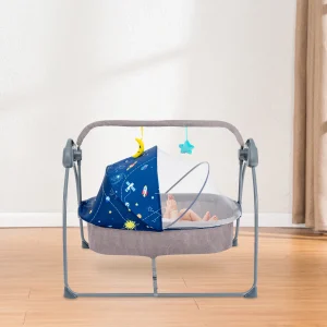 Baby Cradle Swing 5 Speeds Electric Stand Crib