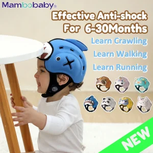 Mambobaby Safe Anti-Shock Baby Helmet Toddler Head Protector